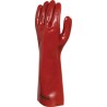 Gants pvc rouge élastique 70cm T10