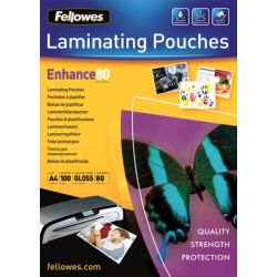 Boite 100 pochettes a Plastifier A4 75MO