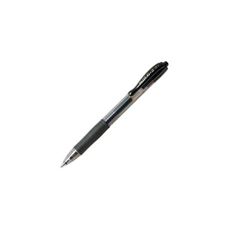 stylo G2 0.7 retractable noir boite x12
