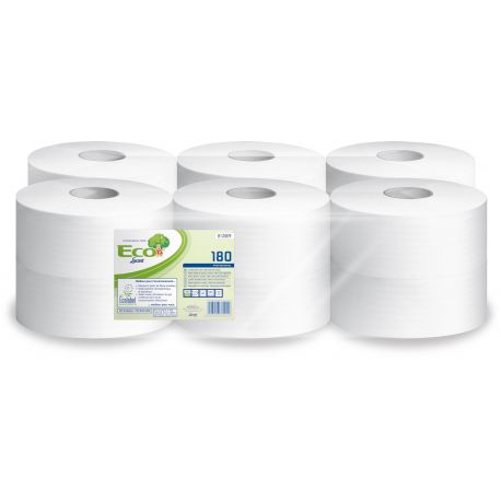 Papier Toilette 180m Ecolabel 2 plis