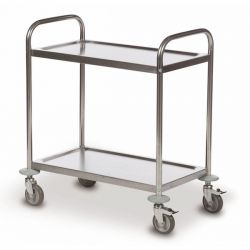 Chariot Inox 2 Plateaux