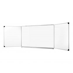 TABLEAU TRIPTIQUE 100X200 BLANC