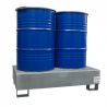 Bac de rétention Acier Galva 2 fûts - 220 L