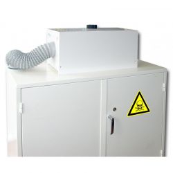 Caisson de ventilation et de filtration pour armoire de sécurité
