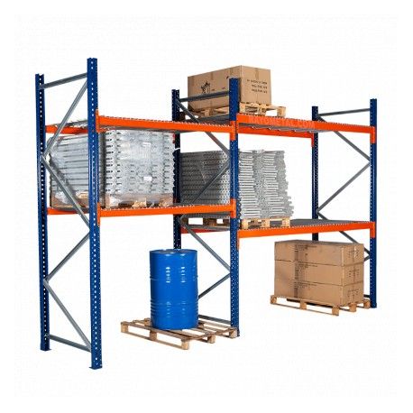 Travée Rack 2700mm sur 4 niveaux HT5000mm