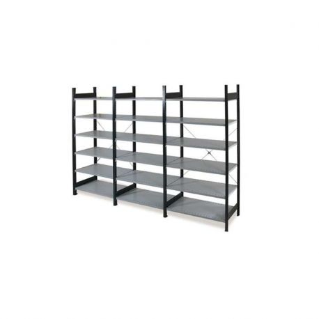 Rayonnage L100x P60x H240cm sur 6 Niveaux