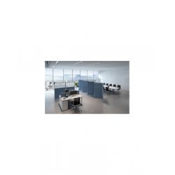 Cloison séparation 80x180cm grise avec pied