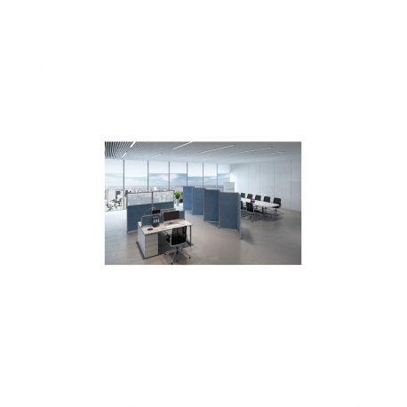 Cloison séparation 80x180cm grise avec pied