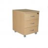 Caisson Mobile 3 Tiroirs couleur Chêne
