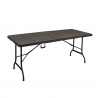 Table pliante NOIR 180cm