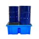 BAC DE RETENTION 4 FUTS 440L 122x122x49cm