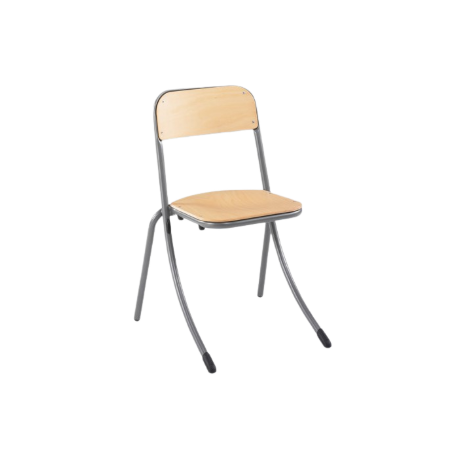Chaise 4 pieds empilable et appui sur table