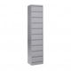 Meuble à clapet 10 cases gris