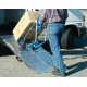 Rampe pliante en aluminium en 2 parties jumelables - Charge utile 300 kg