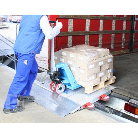 Pont de chargement mobile à déplacement sur chant - Charge utile 4000 à 5000 kg