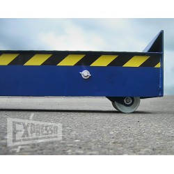 Rehausses en acier pour camion avec roues escamotables - Charge utile 10000 kg par rehausse