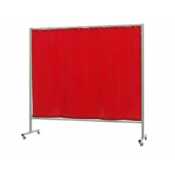 Ecran de soudure mobile avec rideau H 200 cm x L 215 cm