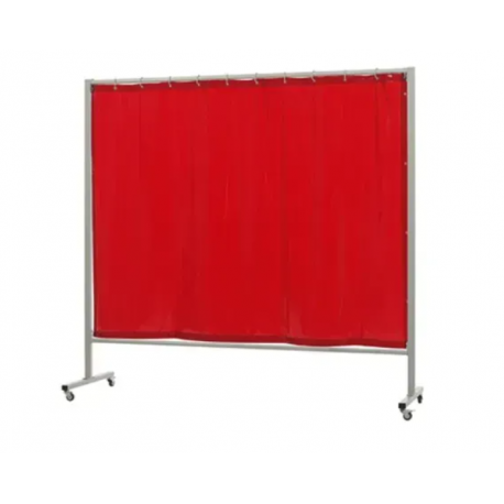 Ecran de soudure mobile avec rideau H 200 cm x L 215 cm