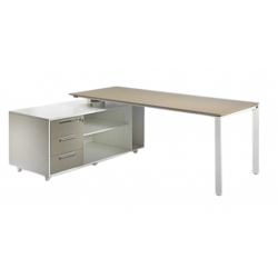 Bureaux direction avec retour et rangement