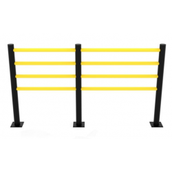 Barrière piétonne modulaire