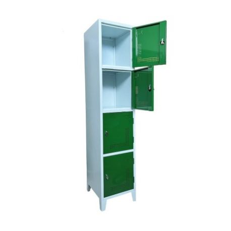 Vestiaire 4 casiers 40 cm + socle