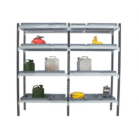Rayonnage - Produits corrosifs 1040 x 600 x H2000 mm