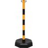 POTEAU PVC LESTE JAUNE & NOIR