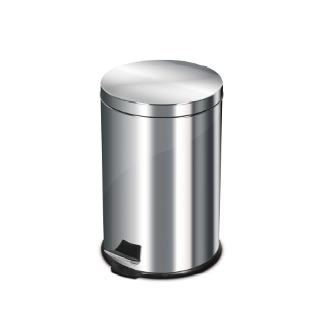 POUBELLE INOX A PEDALE 20 L