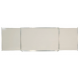 Tableau blanc triptyque classique NF L.300xH.100 cm ouvert