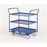 Servante d'atelier 3 plateaux avec rebord