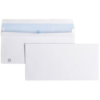 Enveloppe blanche 11x22 Boîte 500 - MANUDOM
